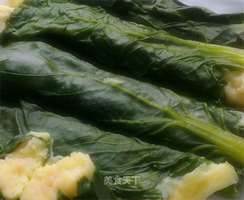 Green Leaf Roll Shrimp Sticks (fresh and Sweet) recipe