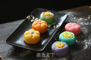 Colorful Three-dimensional Moon Cakes recipe