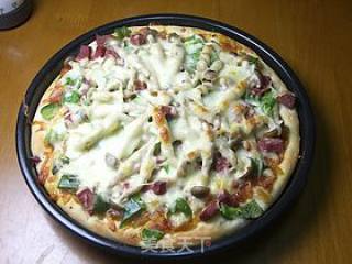 Beef and Mushroom Pizza recipe