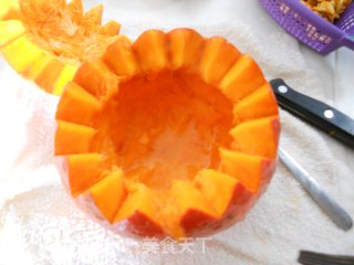 Pumpkin Cup with Rock Sugar Tremella recipe