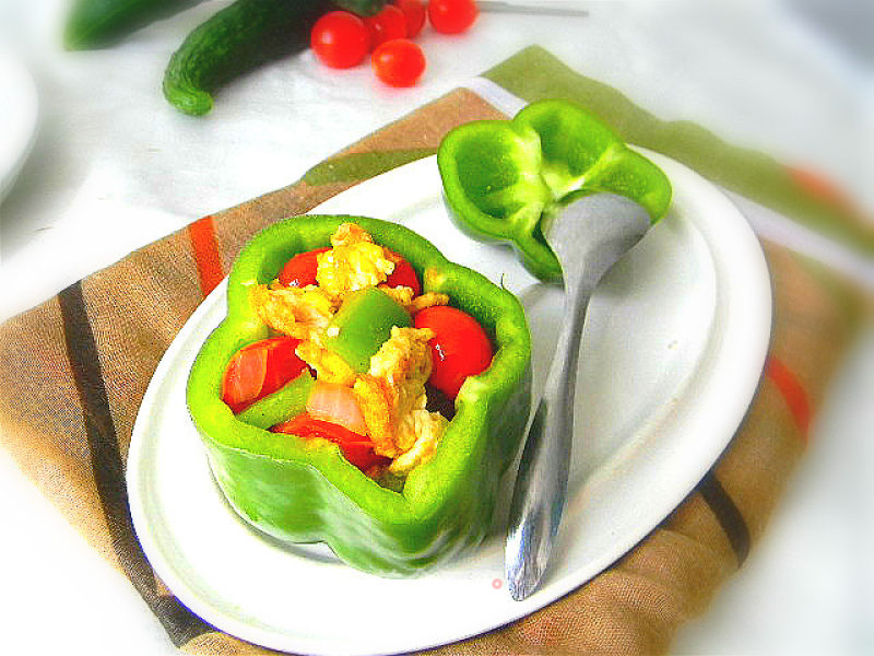 Refreshing Green Pepper Cup recipe