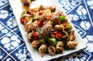 Spicy Fried Flower Conch recipe