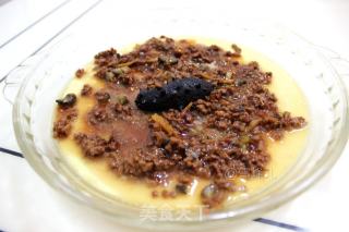 Minced Meat and Sea Cucumber Stewed Egg recipe