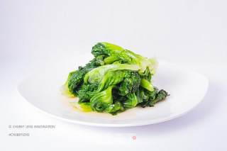 Fried Chinese Lettuce with Fish Sauce recipe