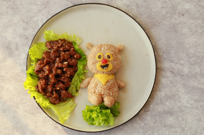 Cute Bear Rice Ball recipe