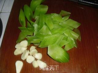 Fried Lettuce Intestines recipe