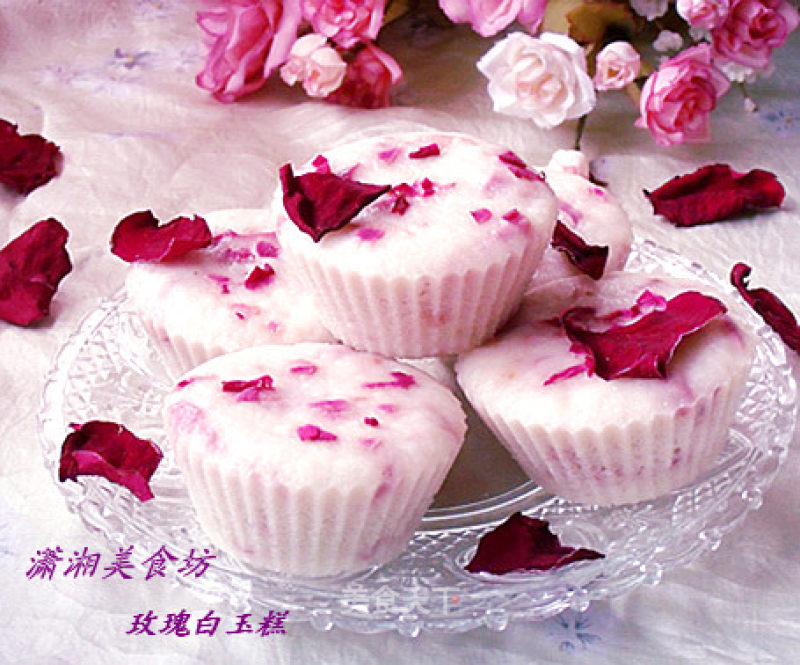 Rose White Jade Cake recipe