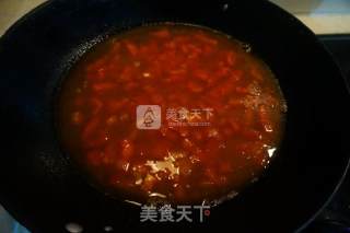 Tomato and Egg Pimple Soup recipe