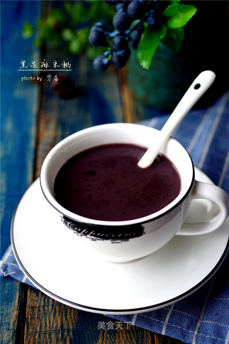 【true Rice Paste】black Sesame Rice Paste recipe