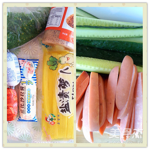 Pork Floss Ham Sushi recipe