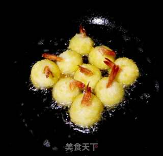 Golden Potato Shrimp Balls recipe