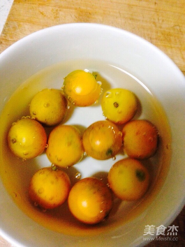 Brown Sugar Stewed Kumquat Longan recipe