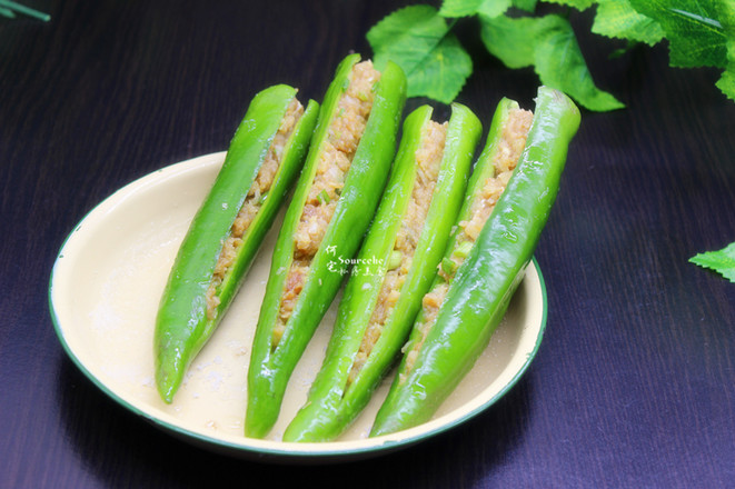 Fried Stuffed Peppers recipe