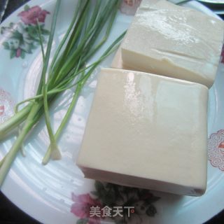 Tofu with Minced Pork and Chives recipe
