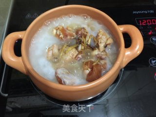 Cordyceps Flower Chicken Wing Congee recipe