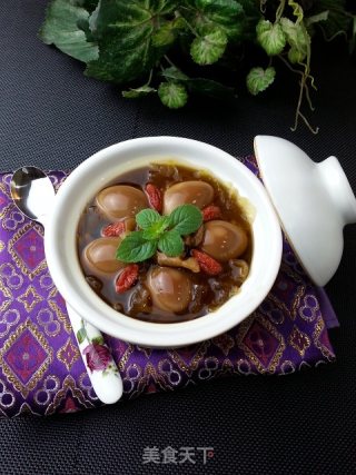 Variety Desserts [autumn Edition] Quail Egg Longan Tremella Soup recipe