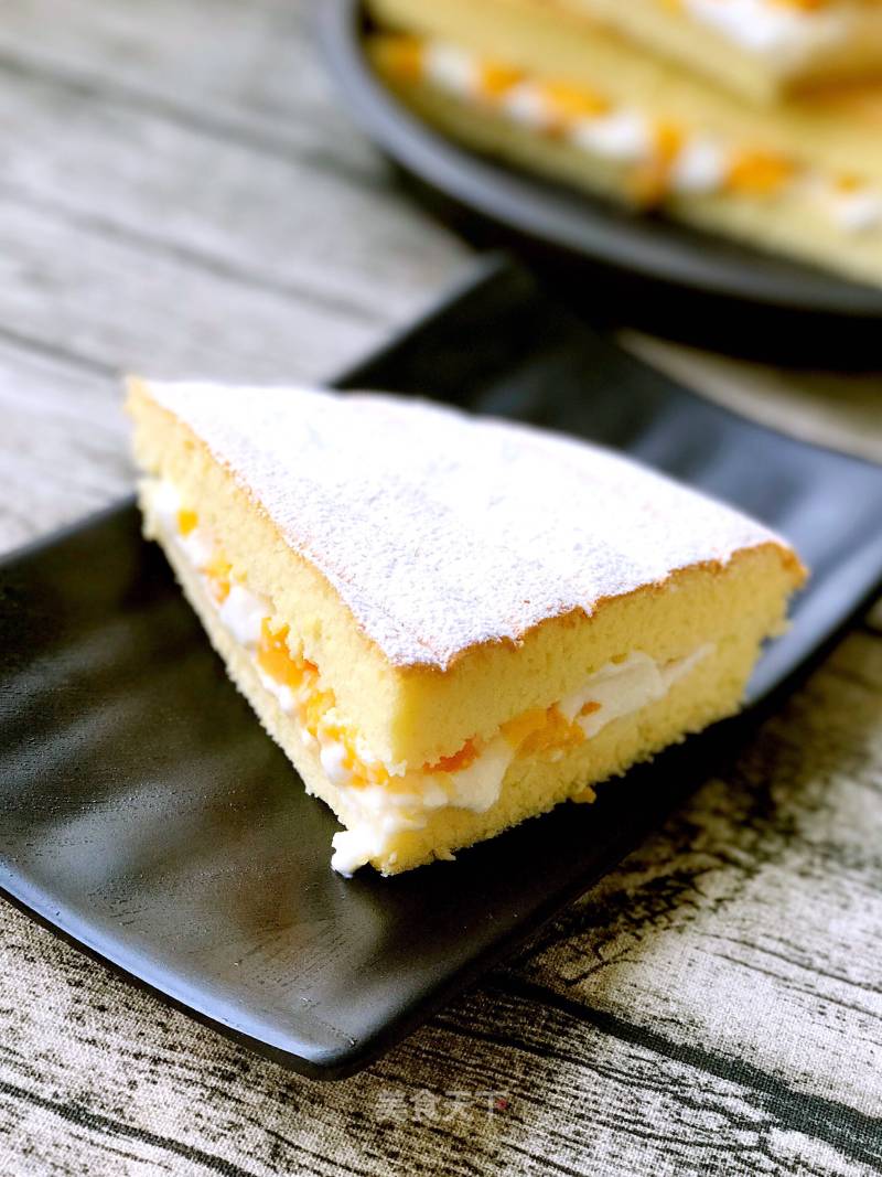 #四session-baking Contest & is Love Eating Festival# Mango and Yogurt Sandwich Cake (hot Version) recipe