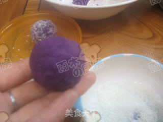 Berry Core Purple Sweet Potato Ball recipe