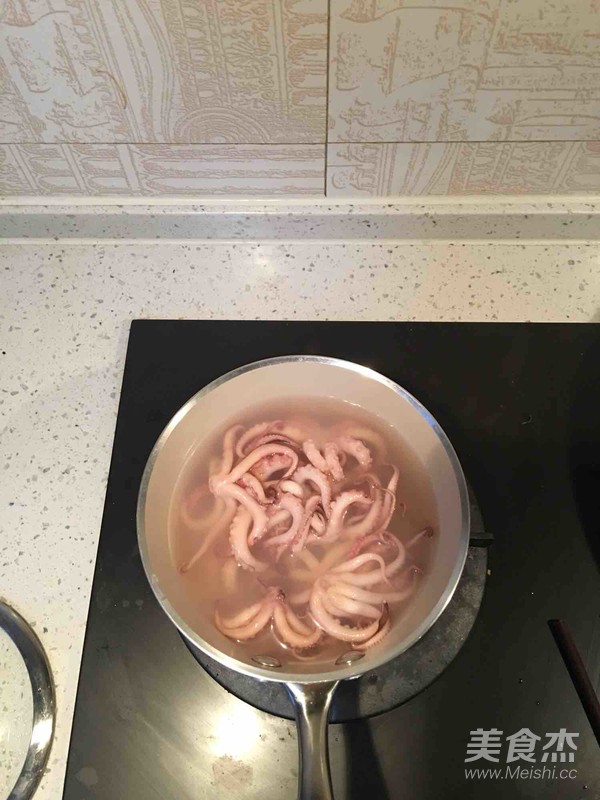 Stir-fried Squid Whiskers recipe