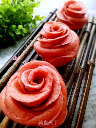 Okara Red Rose Bun recipe