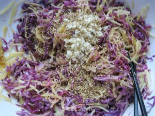 Potato Shreds with Purple Cabbage recipe