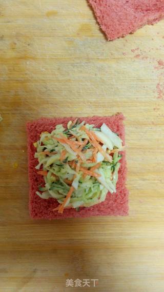 # Fourth Baking Contest and is Love to Eat Festival#pink Pocket Sandwich recipe