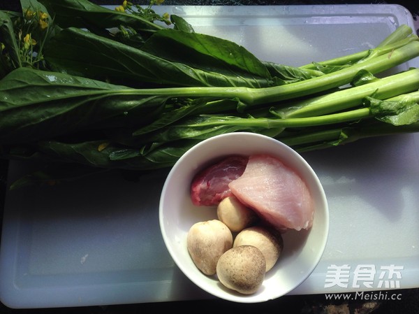 Serve Soup Choy Sum recipe
