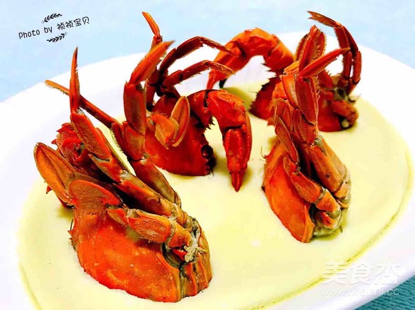 Crab Steamed Custard recipe