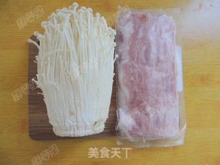 Bacon Enoki Mushroom Roll recipe