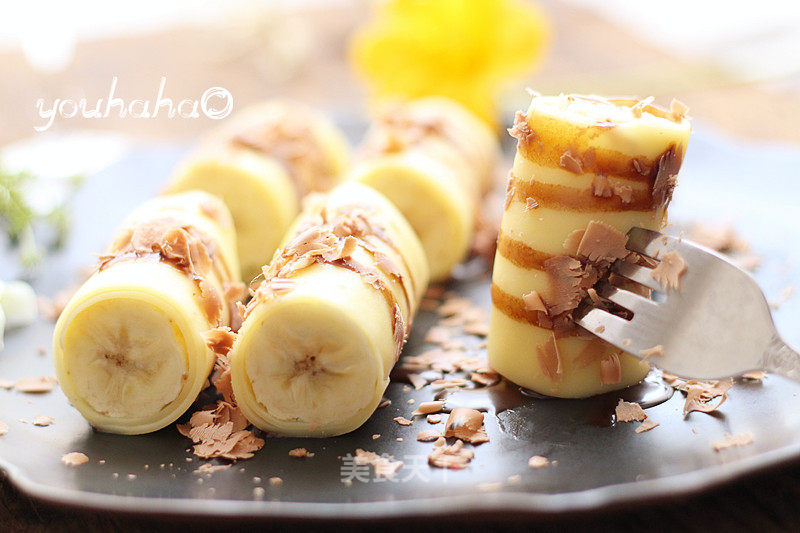 Banana Pancake Roll recipe