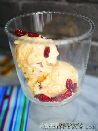 Honeydew Cranberry Ice Cream recipe