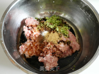 Cucumber Pork Fungus Dumplings recipe