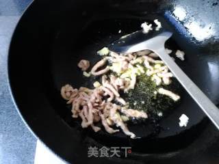 Fried Noodles with Vegetables and Pork recipe