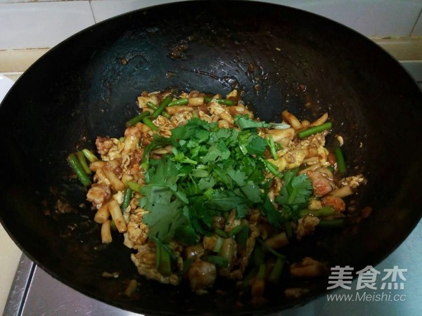 Seafood Green Vegetable Egg Sauce recipe