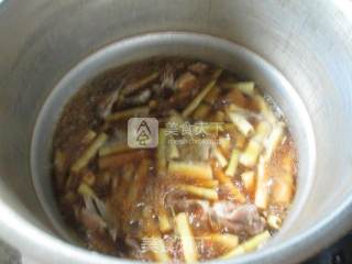 Boiled Keel with Wild Bamboo Shoots recipe