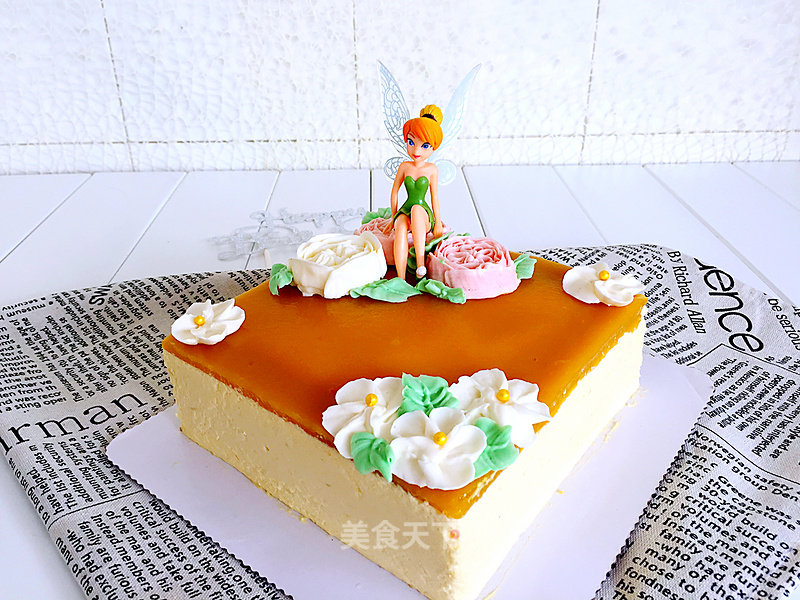 #aca烤明星大赛# Flower Fairy Mango Mousse recipe