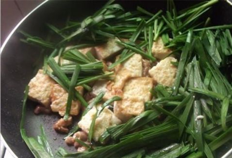 Tofu with Leeks recipe