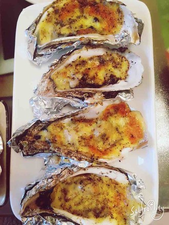 Cheese Baked Oysters recipe