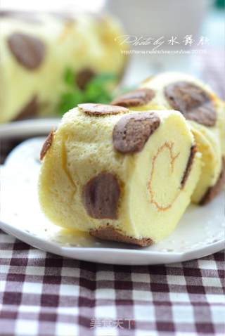 Cow Pattern Chiffon Cake Roll recipe