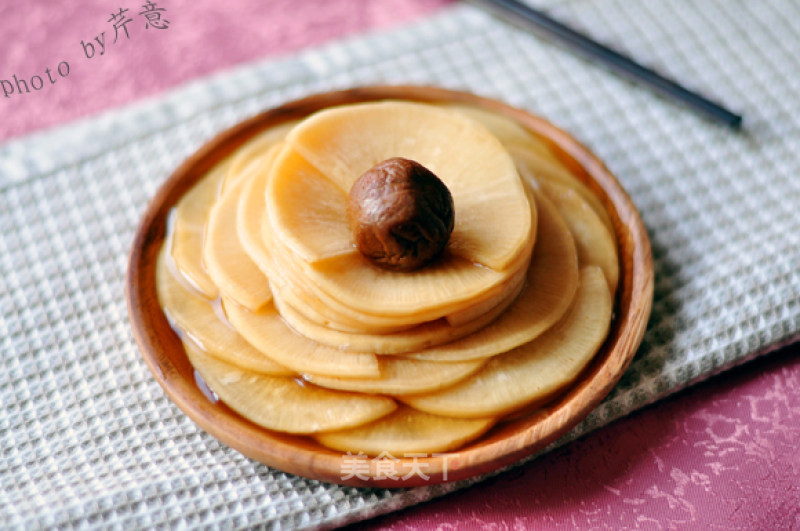 Ebony Radish Slices recipe