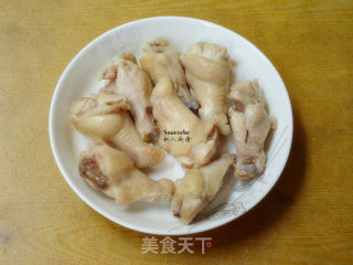 Steamed Chicken Root with Tempeh recipe