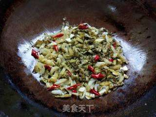 Stir-fried Pork Belly with Sauerkraut recipe