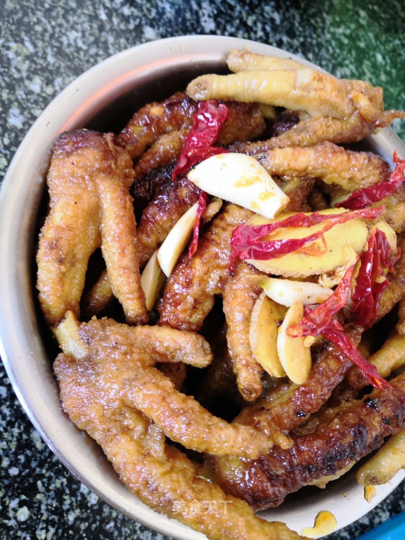 Tiger Skin and Chicken Claws recipe