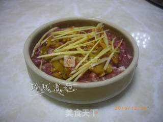 Steamed Beef with Mustard recipe