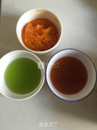 Three-color Glutinous Rice Balls recipe