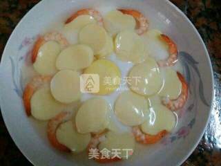 Steamed Shrimp with Silken Tofu recipe