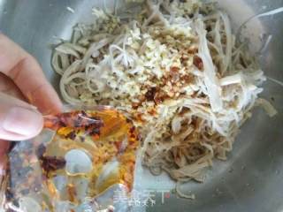 Enoki Mushrooms with Shallot Oil recipe