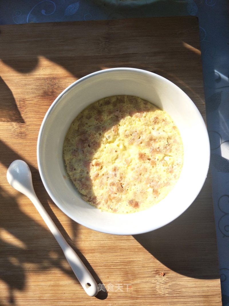 Steamed Eggs with Sausage recipe