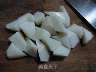 Boiled Rice Cake with Bamboo Shoots recipe