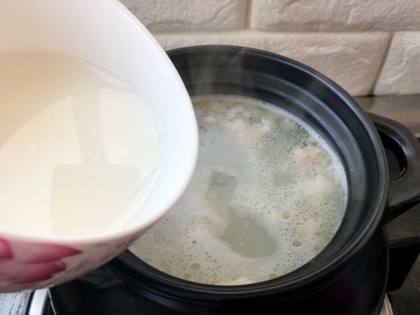 Green Krill Tofu Soup recipe